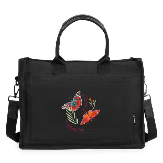  Tote Mini -  Inicial com Borboletas