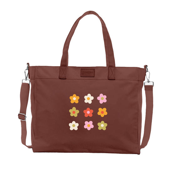  Tote Daily - Flores Coloridas Groovy.