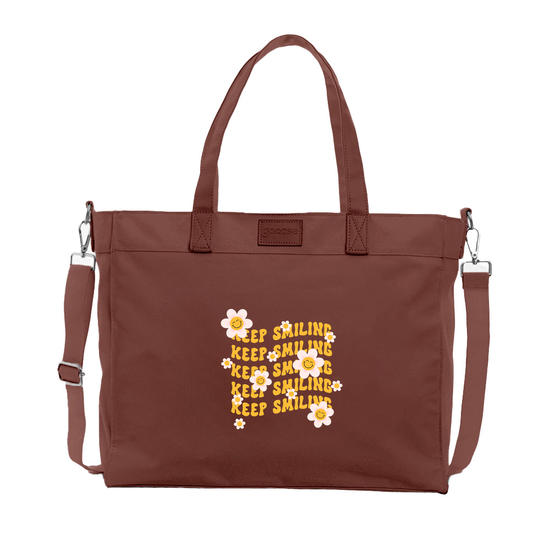  Tote Daily - Keep Smiling - Flower.
