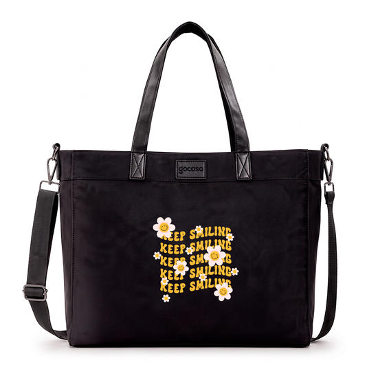 Tote Daily - Keep Smiling - Flower