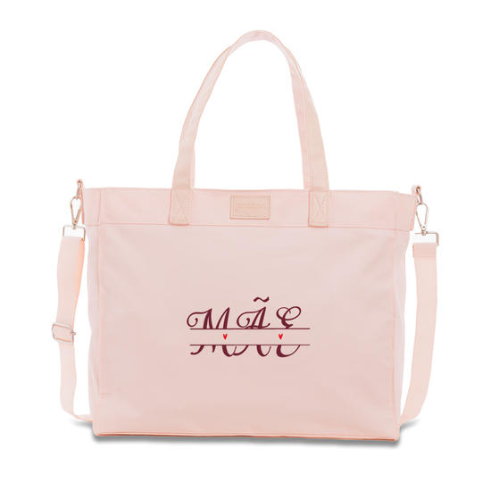 Tote Daily Rosa - Mãe Monograma
