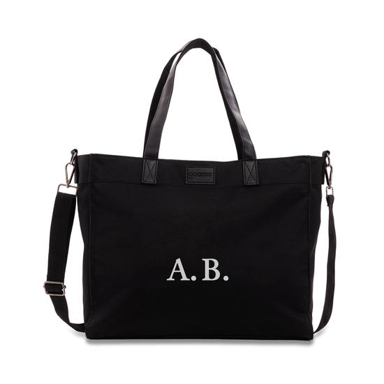  Tote Daily - Iniciais Brancas