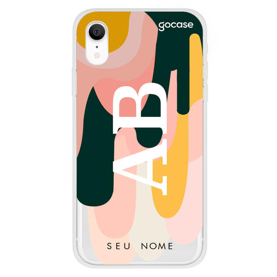 Capinha para celular Iniciais e Cores