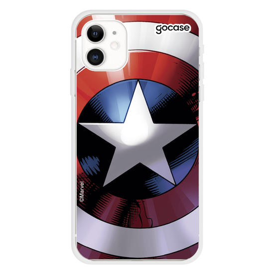 Capinha para celular Marvel - Escudo da América