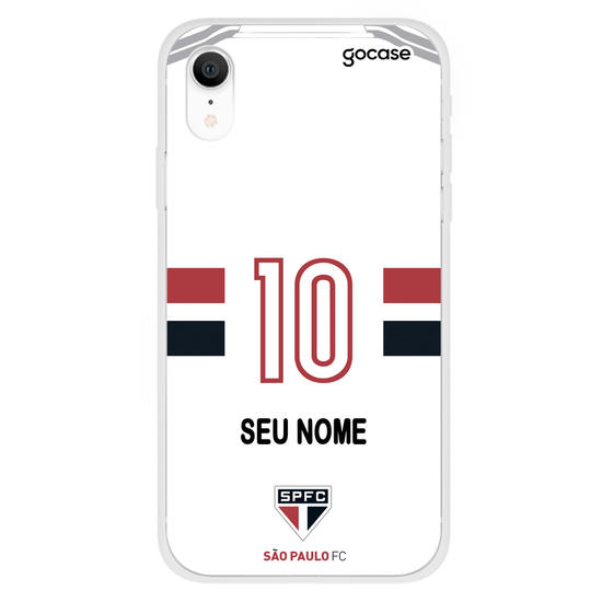 Capinha para celular São Paulo - Uniforme 1 2020 Personalizado