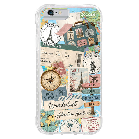 Capinha para celular  Travel Collage