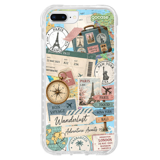 Capinha para celular  Travel Collage