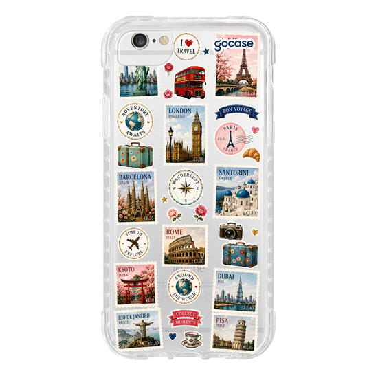 Capinha para celular  Travel Stamps