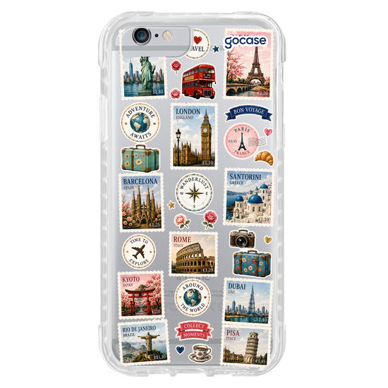 Capinha para celular  Travel Stamps