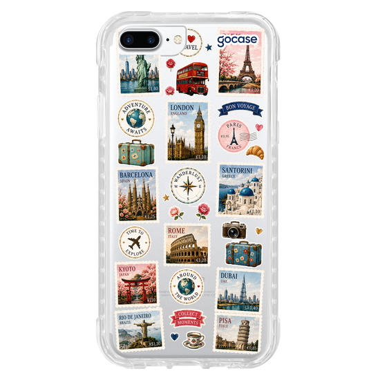 Capinha para celular  Travel Stamps