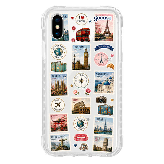 Capinha para celular  Travel Stamps
