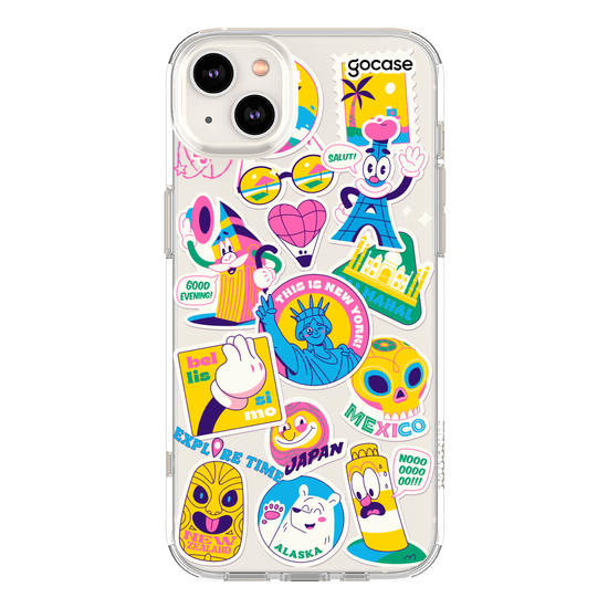 Capinha para celular  Travel Stickers Cool