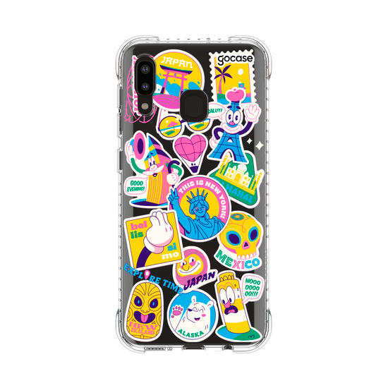 Capinha para celular  Travel Stickers Cool