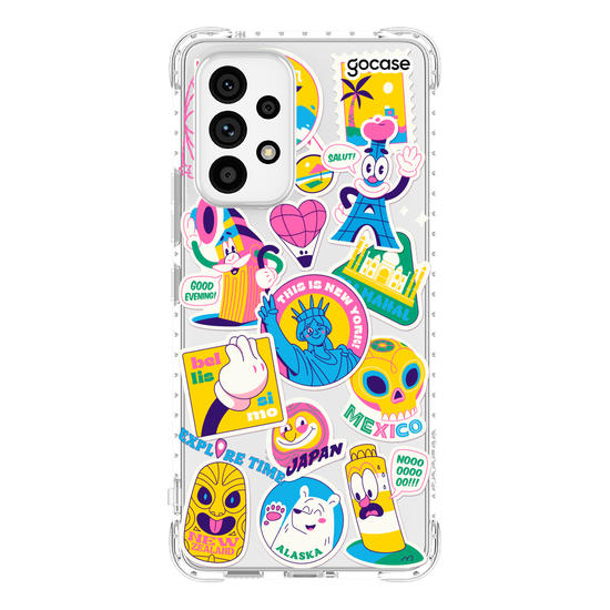 Capinha para celular  Travel Stickers Cool