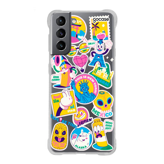Capinha para celular  Travel Stickers Cool