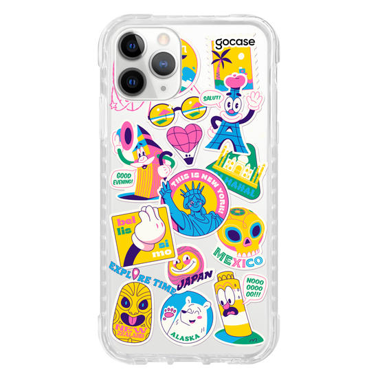 Capinha para celular  Travel Stickers Cool