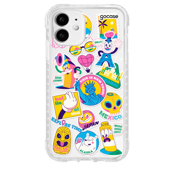 Capinha para celular  Travel Stickers Cool