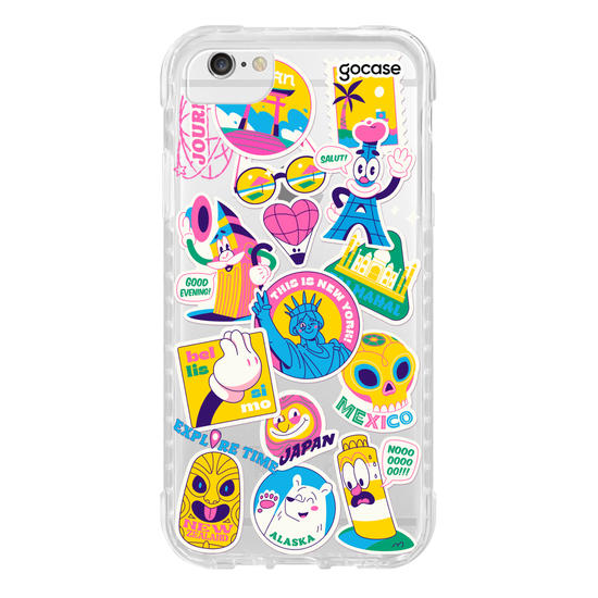 Capinha para celular  Travel Stickers Cool