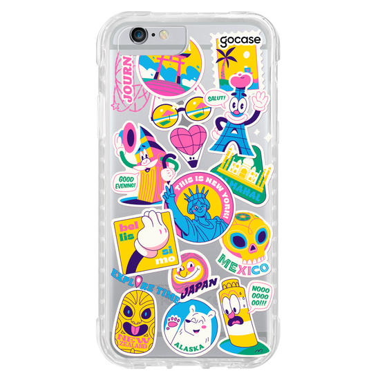 Capinha para celular  Travel Stickers Cool