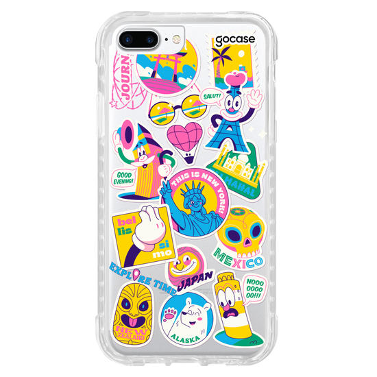 Capinha para celular  Travel Stickers Cool