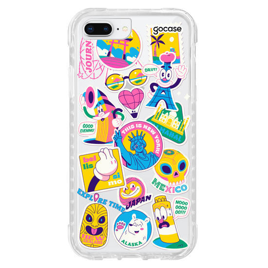 Capinha para celular  Travel Stickers Cool