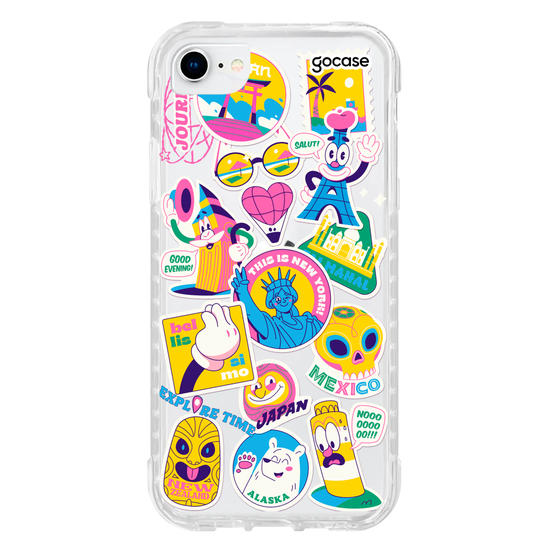 Capinha para celular  Travel Stickers Cool