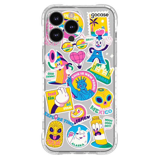 Capinha para celular  Travel Stickers Cool