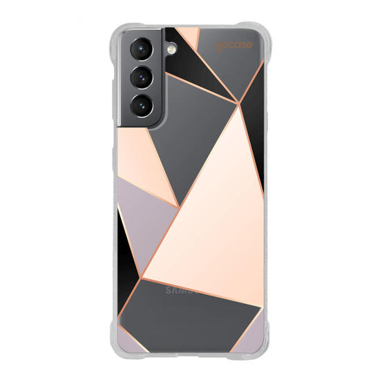 Capinha para celular Tricolor Linhas Fancy