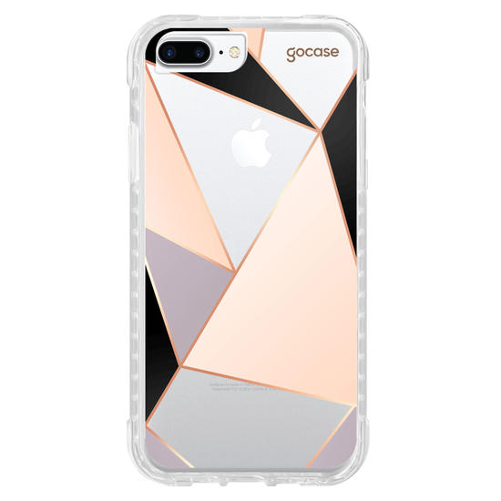 Capinha para celular Tricolor Linhas Fancy
