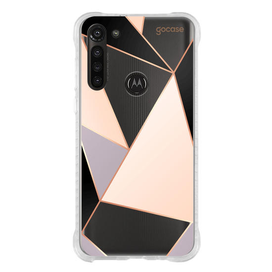 Capinha para celular Tricolor Linhas Fancy