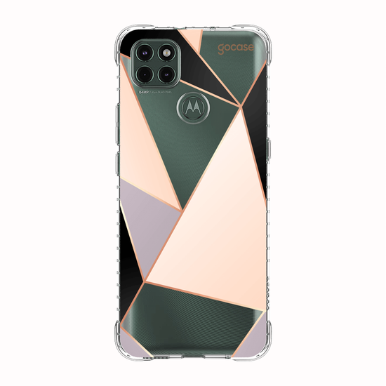 Capinha para celular Tricolor Linhas Fancy