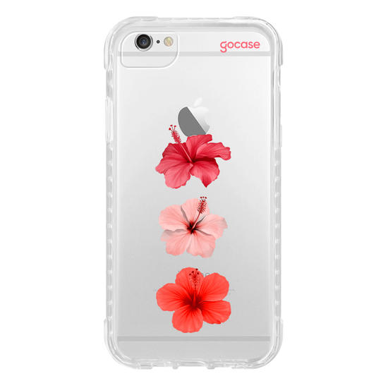 Capinha para celular  Trio Hibisco Tropical