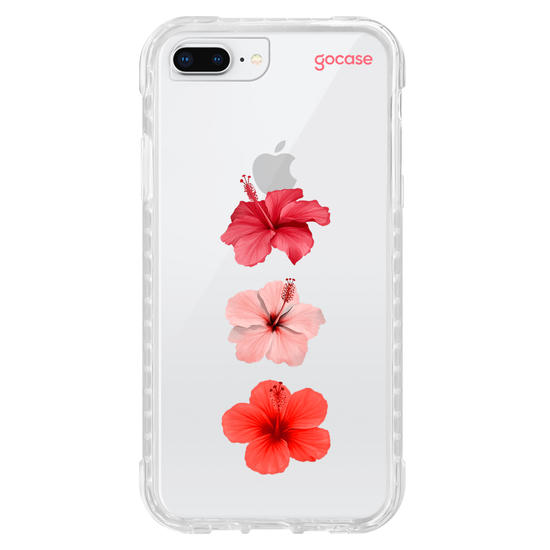 Capinha para celular  Trio Hibisco Tropical