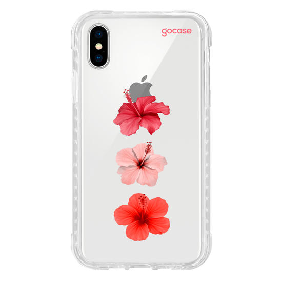 Capinha para celular  Trio Hibisco Tropical