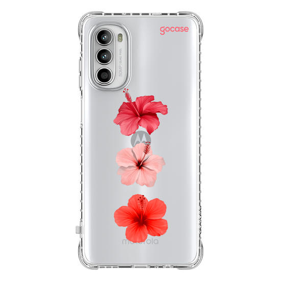 Capinha para celular  Trio Hibisco Tropical