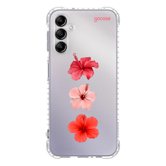 Capinha para celular  Trio Hibisco Tropical