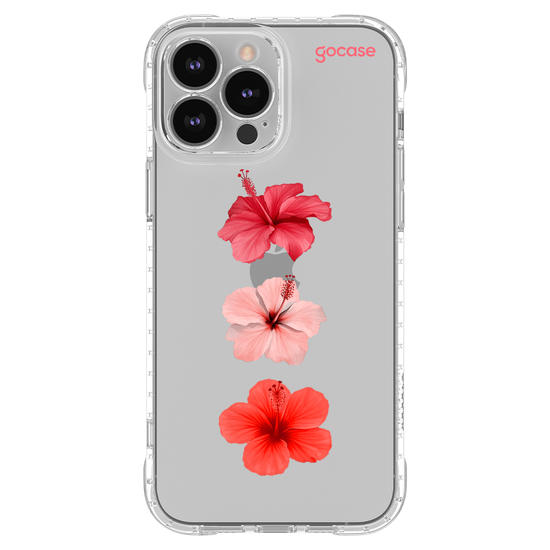 Capinha para celular  Trio Hibisco Tropical