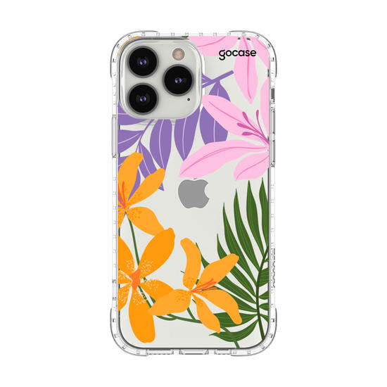 Capinha para celular  Inicial Tropi Flores