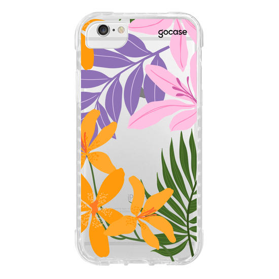 Capinha para celular  Inicial Tropi Flores