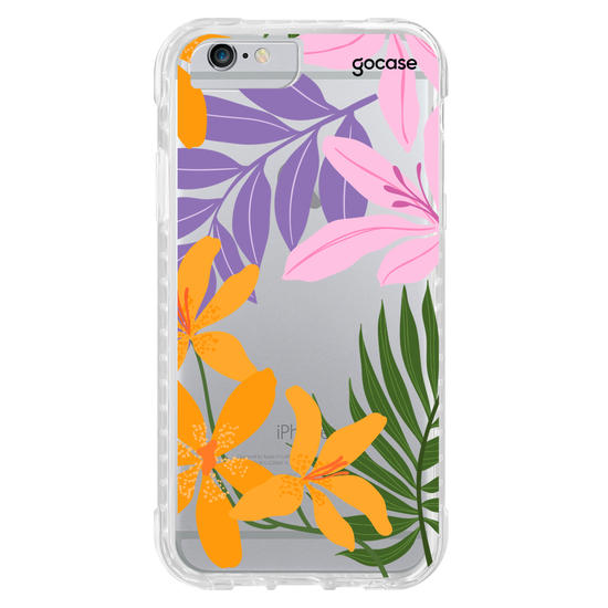 Capinha para celular  Inicial Tropi Flores