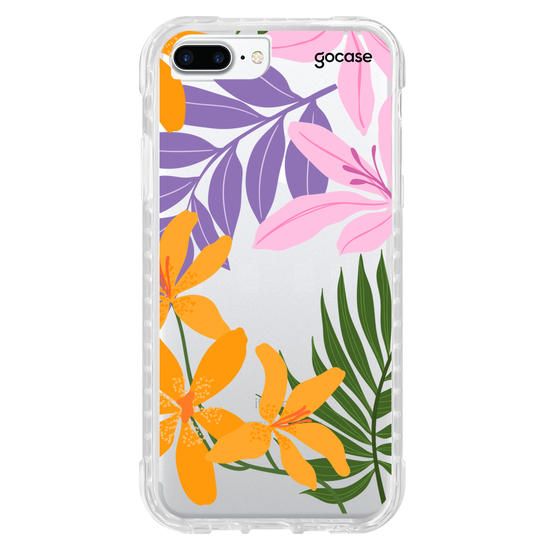 Capinha para celular  Inicial Tropi Flores
