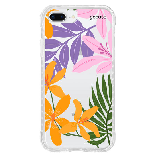 Capinha para celular  Inicial Tropi Flores