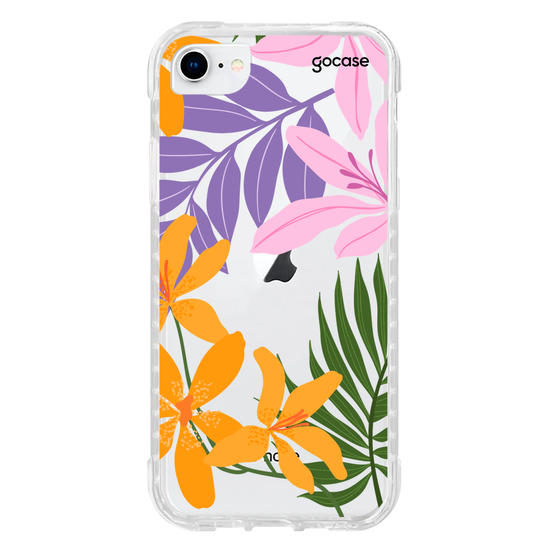 Capinha para celular  Inicial Tropi Flores