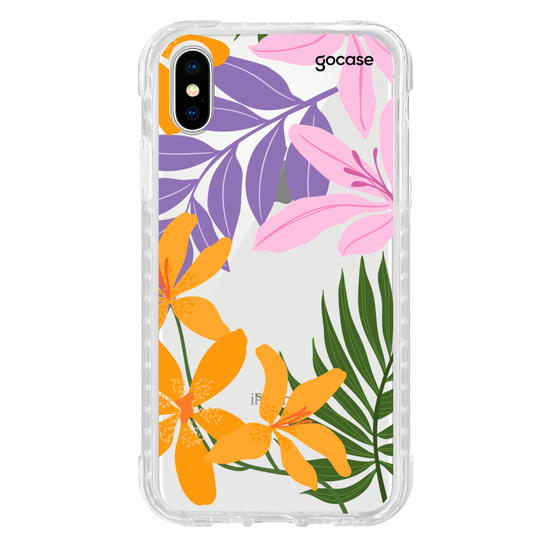 Capinha para celular  Inicial Tropi Flores