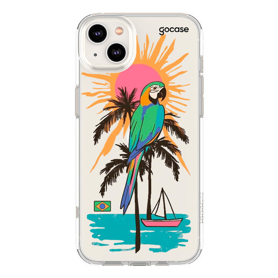 Capinha para celular  Tropical Arara
