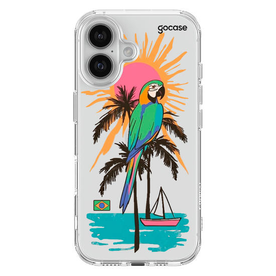 Capinha para celular  Tropical Arara