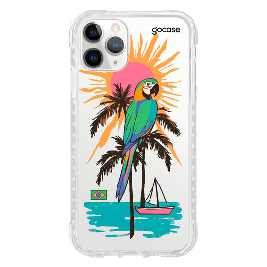 Capinha para celular  Tropical Arara