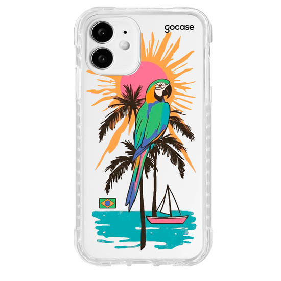 Capinha para celular  Tropical Arara