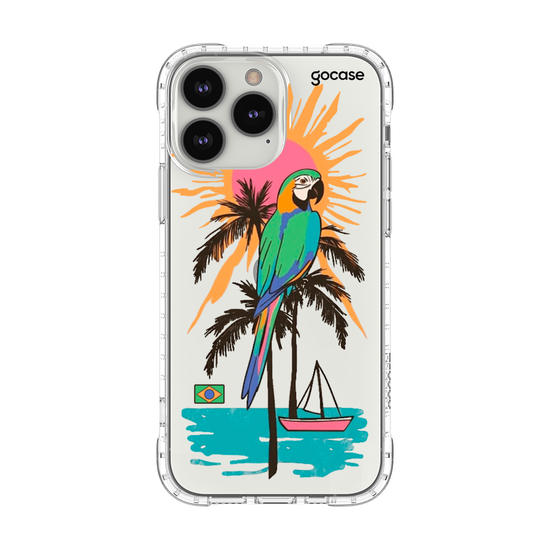 Capinha para celular  Tropical Arara