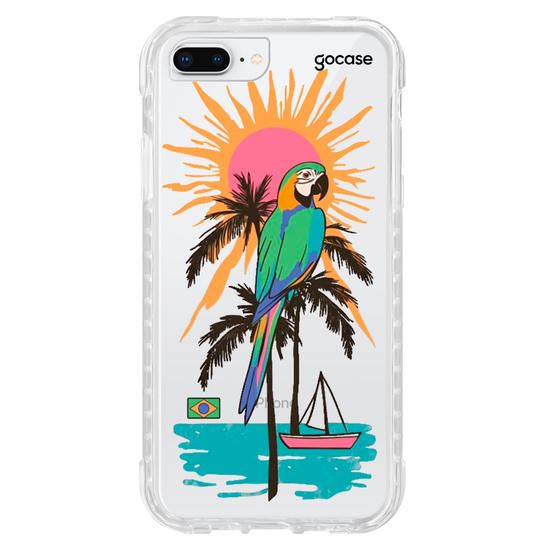 Capinha para celular  Tropical Arara